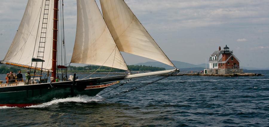 Schooner in Rockland